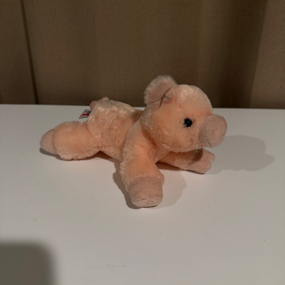 Aurora World Mini‎ Flopsie Percy Pig Plush PinkToy Animal Cuddle Buddy Kids